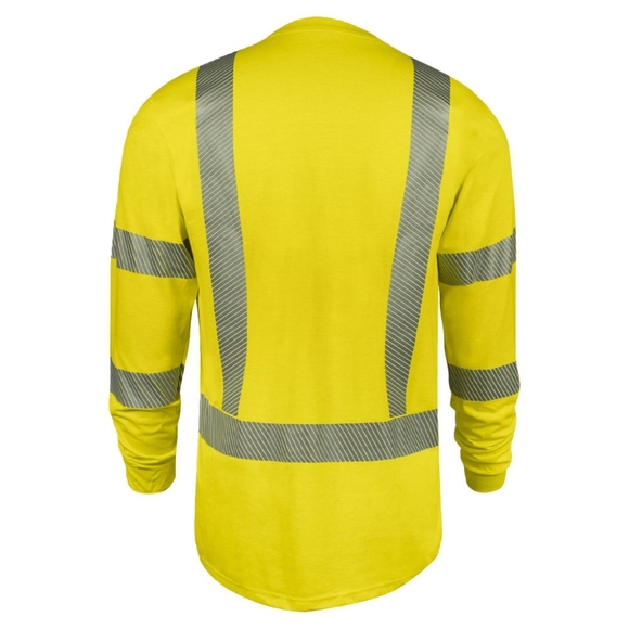 Dri Fire Hi Vis Long Sleeve Shirt - Picture 2 of 4